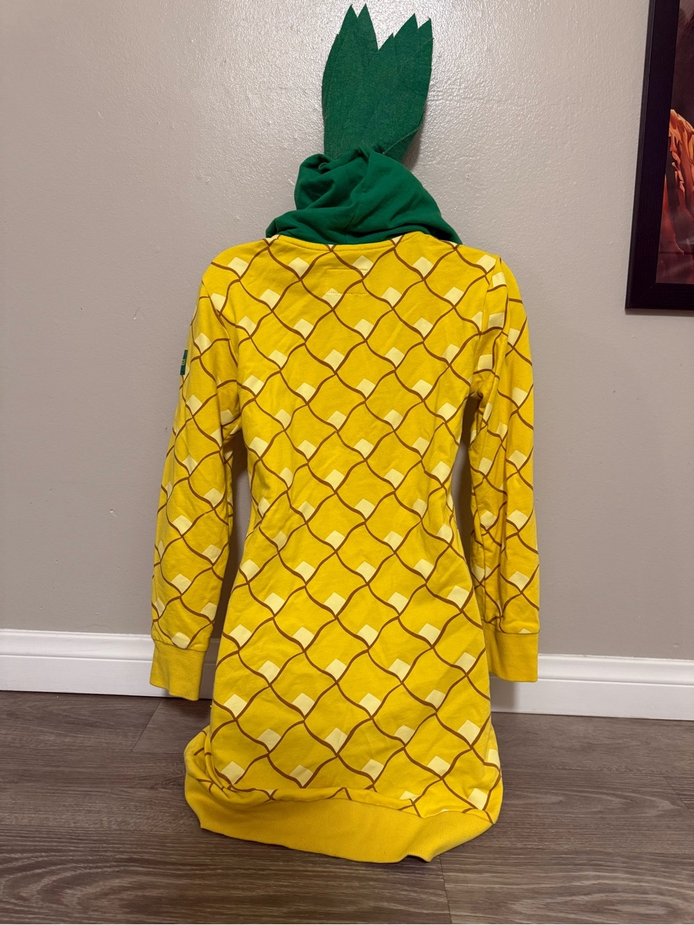 Tipsy Elves Pineapple Onesie/Zipper Jacket with Hood - Picture 6 of 6